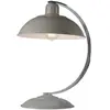 Image de Lampe de table rétro Franklin gris chromé, 1xE27x60W, métal, dimensions : 46x30x36 cm, IP20, Elstead