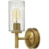 Image de Applique murale Elstead Collier, douille E27, style Heritage, en laiton
