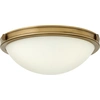 Image de Luminaires de plafond Elstead Collier, douille E27, modèle Heritage, en laiton, 2 lumières
