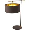 Image de Lampe de table rétro Balance, bronze et laiton, 1xE27x60W, abat-jour en tissu, dimensions : 65,6 x 33,5 x 46,9 cm, IP20, Elstead