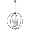 Image de Corinne suspension nickel poli, clair Feiss FE-CORINNE-6P-L
