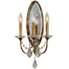 Image de Applique murale Elstead Valentina, culot E14, 3 lumières, finition bronze oxydé