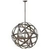 Image de Grande lampe suspendue d'extérieur en fer E14 40W Carson Hinkley