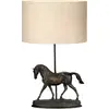 Image de Lampe de table Spirit marron-beige, 1xE27x40W, résine, dimensions : 65,5 x 40 x 27 cm, IP20, Designer's Lightbox