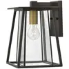 Image de Applique d'extérieur Walker, bronze-laiton vieilli, 1xE27x60W, aluminium, dimensions : 31,2 x 21,6 x 23,3 cm, IP44, Hinkley