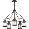 Image de Lampe suspendue d'extérieur Zinc vieilli E27 60W Ashland Bay Kichler
