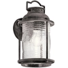 Image de Applique d'extérieur Ashland Bay, zinc vieilli, 1xE27x60W, aluminium, dimensions : 34,6 x 19,3 x 21,3 cm, IP44, Kichler