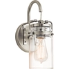Image de Applique murale Elstead Brinley E27 nickel brossé