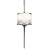 Image de Applique murale Mona, chrome poli et opale blanche, 2xG9x3,5W, métal, dimensions : 55,9 x 16,5 x 9,8 cm, IP44, Kichler