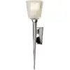 Image de Applique murale Verity, chrome poli, 1xG9x3W, laiton, dim. : 50,6 x 12,6 x 20 cm, IP44, Elstead