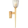 Image de Applique murale Verity, or poli, 1xG9x3W, laiton, dimensions : 50,6 x 12,6 x 20 cm, IP44, Elstead