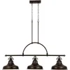 Image de Elstead Emery - Luminaire Suspendu À 3 Ampoules Au Fini Bronze Palladien, E27