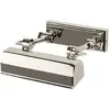 Image de Applique murale Chawton, nickel poli, 1xE14x40W, métal, dimensions : 11,9 x 18,2 x 18,6 cm, IP20, Elstead