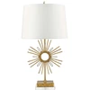Image de Lampe de table, lampe design, acier, or, H 77,1 cm