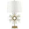 Image de Elstead - Sun King - Lampe De Table 1 Lumière Dorée, E27