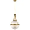 Image de Elstead - Aster - Luminaire Suspendu À 3 Ampoules Globe En Laiton, E14