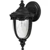 Image de Applique d'extérieur English Bridle noire 1xE27x60W en aluminium, dimensions : 32,1 x 16,7 x 19,1 cm, IP44, Feiss