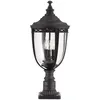 Image de English Bridle - Grand Lampadaire Extérieur À 3 Ampoules Noir Ip44, E14 - Elstead