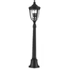 Image de Elstead English Bridle - Borne D'Extérieur À 3 Ampoules Moyenne Noire Ip44, E14