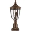 Image de English Bridle - Piédestal Extérieur Moyen À 3 Ampoules Bronze Britannique Ip44, E14 - Elstead