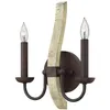 Image de Elstead Middlefield - Applique Murale D'Intérieur À 2 Ampoules, Fer Rouille, E14