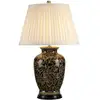 Image de Elstead - Morris - Grande Lampe De Table À 1 Lumière, Noir, Or, E27