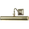 Image de Applique murale Picture Light en laiton poli, 2xE14x40W, métal, dimensions : 13,5 x 36 x 20 cm, IP20, Elstead