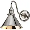 Image de Applique murale Elstead Provence E27 28 cm, nickel poli