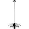 Image de Suspension Brisbin, nickel poli, 1xE27x60W, métal, dimensions : 161,7 x 45,7 x 45,7 cm, IP20, Feiss