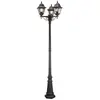 Image de Lanterne de jardin 227 cm Norfolk 3xE27 noire Elstead NR8-BLK