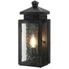Image de Matlock - Lanterne Murale Extérieure À 1 Lumière, Bronze Vieilli Ip43, E14 - Elstead