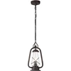 Image de Lampe suspendue d'extérieur Miners en vieux bronze E27 60W Elstead