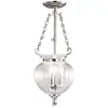 Image de Lustre Finsbury Park, nickel poli, 3xE14x60W, métal, dimensions : 62x22x22 cm, IP20, Elstead