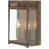 Image de Applique d'extérieur Holborn, bronze foncé, 2xE14x40W, laiton, dimensions : 31x25,5x11 cm, IP44, Elstead