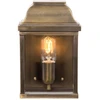 Image de Applique d'extérieur laiton vieilli E27 60W Victoria Elstead