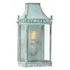Image de Applique d'extérieur Regents Park, verre vert, 1xE27x60W, laiton, dim. : 35x18,5x10 cm, IP44, Elstead