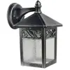 Image de Garden Zone - Applique d'extérieur rétro noire E27 60W Winchcombe