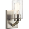 Image de Applique minimaliste en verre gris Deryn 1xE27 60W Kichler