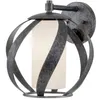 Image de Applique d'extérieur Blacksmith, noir vieilli, 1xE27x60W, métal, dim. : 28,2 x 25,4 x 21,7 cm, IP44, Quintiesse