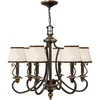 Image de Elstead - Plymouth - Lustre À 6 Bras Multiples Au Fini Bronze Antique, E14