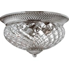 Image de Luminaires de plafond Elstead Plantation, douille E27, 3 lumières, finition nickel antique poli