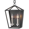 Image de Applique murale Stinson, noir et nickel poli, 2xE14x60W, métal, dimensions : 43,1 x 25,4 x 17,2 cm, IP20, Quintiesse