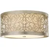Image de Elstead - Arabesque - Plafonnier À 2 Lumières Feuille D'Argent, E27