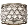 Image de Plafonnier Elstead Lucia E27 double, 21 cm, argent bruni
