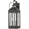 Image de Applique d'extérieur de style rétro, finition noire texturée, E14, 40 W, Fitzgerald Hinkley