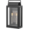 Image de Applique d'extérieur Sag Harbor noire 2xE14x40W en aluminium, dimensions : 41,9 x 22,8 x 14 cm, IP44, Hinkley