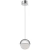 Image de Suspension LED Moonlit, chrome poli, 20,9 W, blanc chaud, 2131 lm, métal, dimensions : 180 x 20 x 20 cm, IP20, Quintiesse