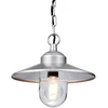 Image de Applique d'extérieur Klampenborg argentée 1xE27x60W en métal, dimensions : 97,5 x 27,5 x 27,5 cm, IP44, Elstead