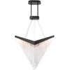 Image de Lustre Glamour Noir En V Vivien Led 40w Quintiesse