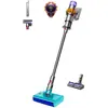 Image de Dyson V15s Detect Submarine, aspirateur balai 2 en 1, sans sac, nickel et jaune, capacité de 0,77 litre, pour surfaces sèches et humides, technologie cyclonique